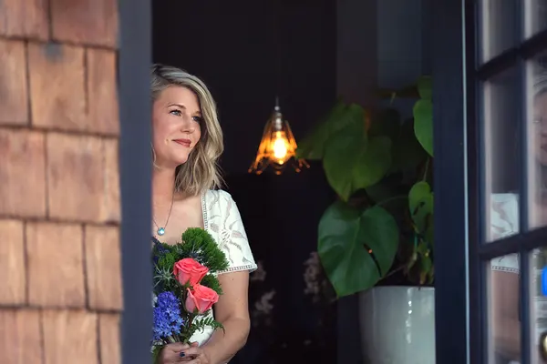 Wedding Photos Orlando Bride Waiting to Walk Down The Isle Wedding Photos Orlando Bride Waiting to Walk Down The Isle